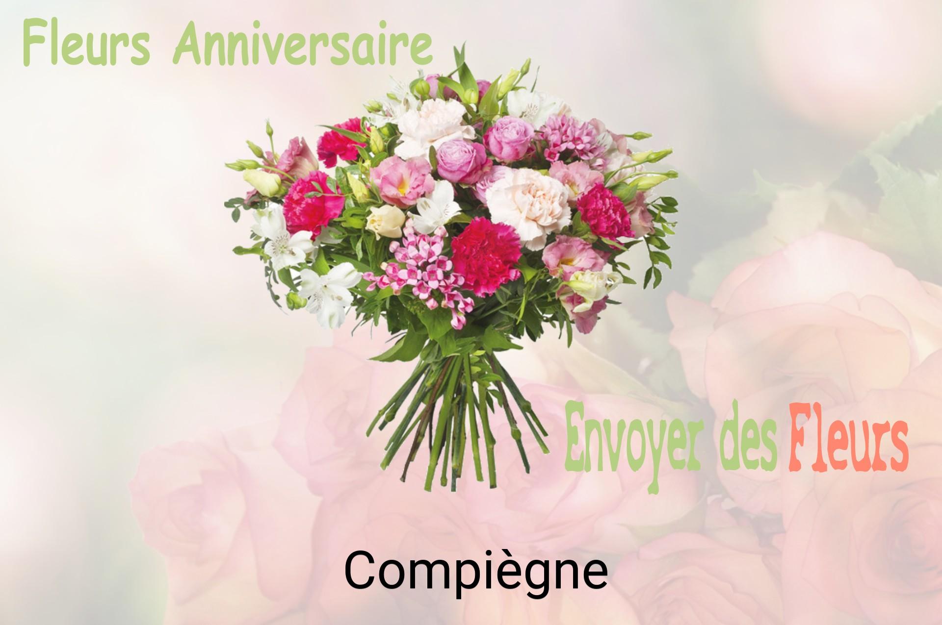 Bouquet de fleurs d’anniversaire livré à Compiègne