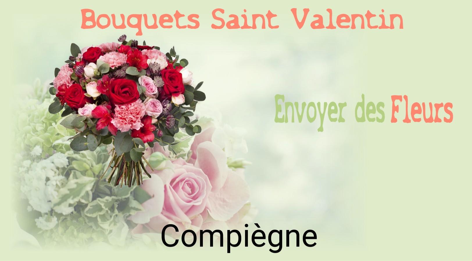 Roses de Saint-Valentin livrées à Compiègne